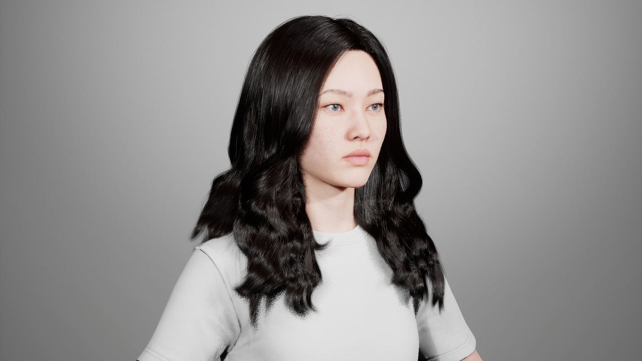Média 1 pour l'article MetaHair 7 - Groom hair for Metahuman