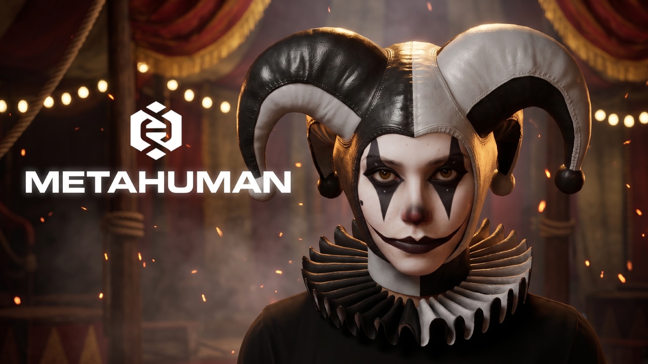 Media 1 for listing Dark Jester Headgear - [Metahuman]