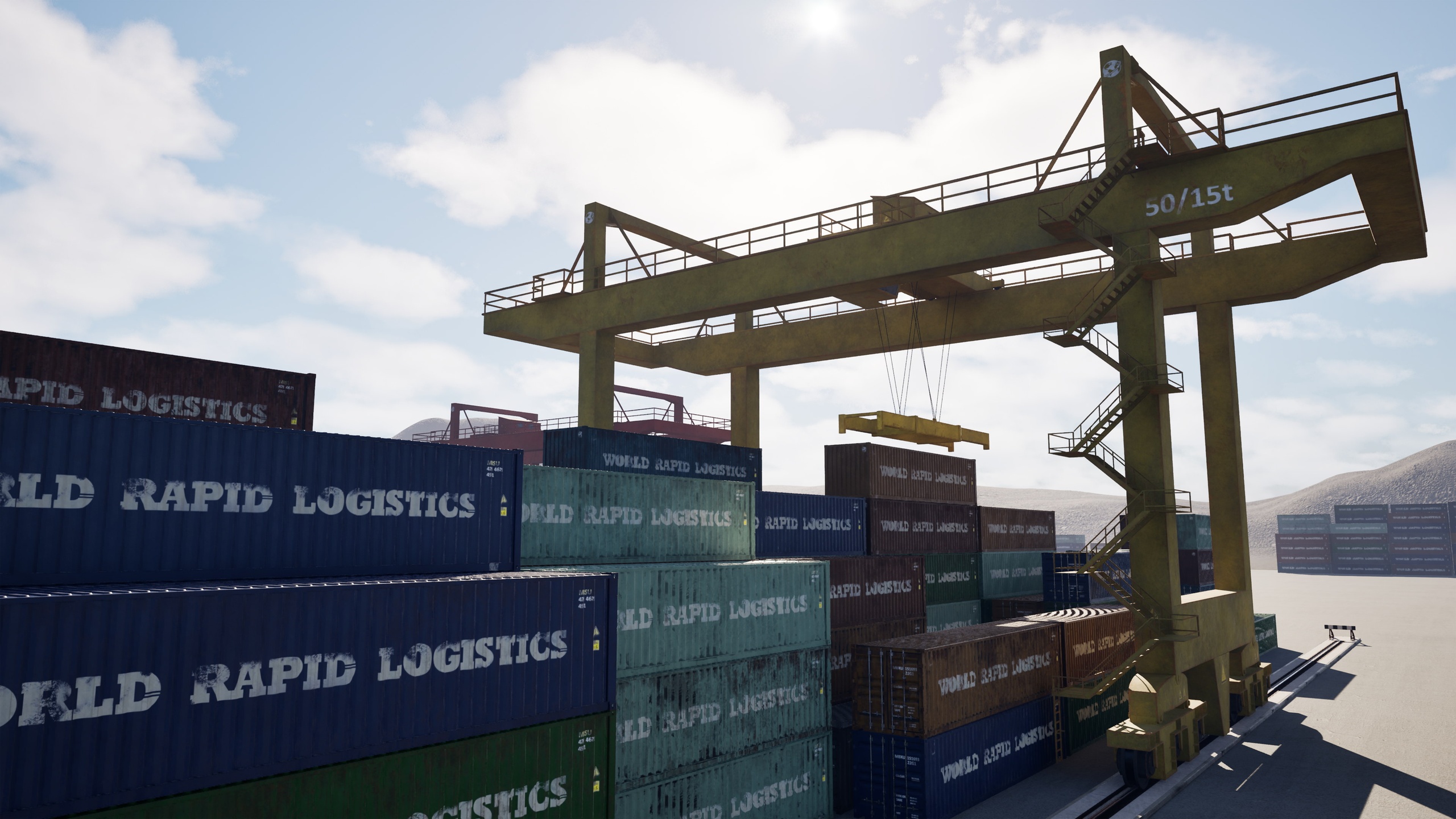 Media 1 for listing Rail-Mounted Gantry Crane