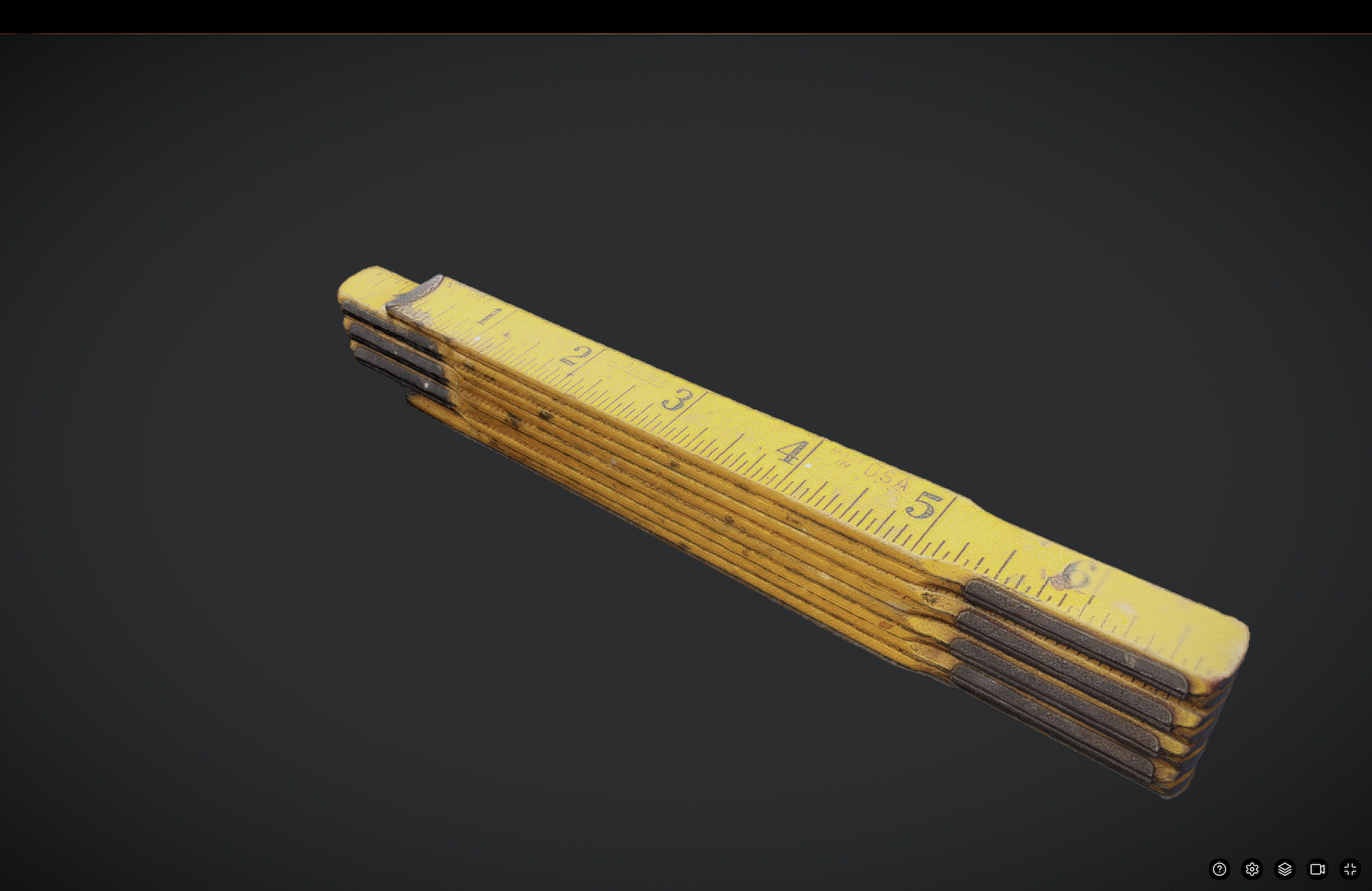 Fanning Ruler Antique folding ruler | Fab