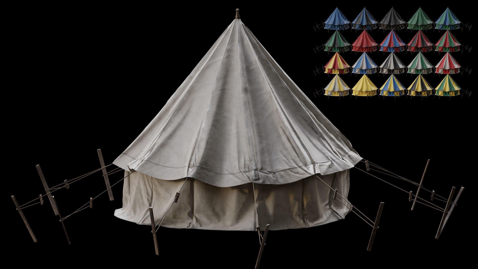 Media 1 for listing Medieval Tent 06