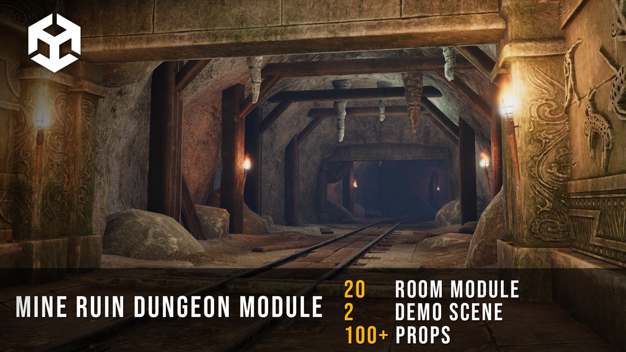 Media 1 for listing Mine Ruin Dungeon Asset Pack