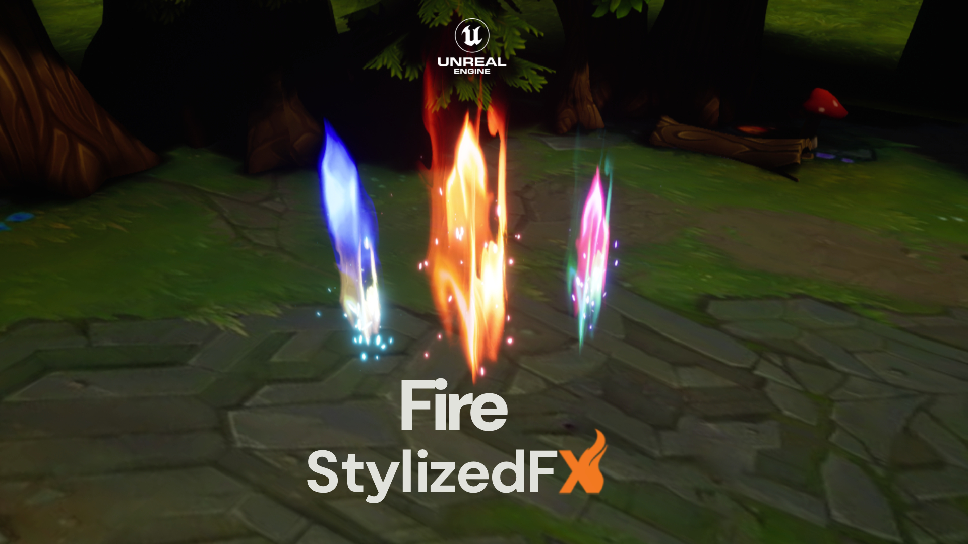 Stylized Fire Aura | RPG Magic Buff (Niagara) | Fab