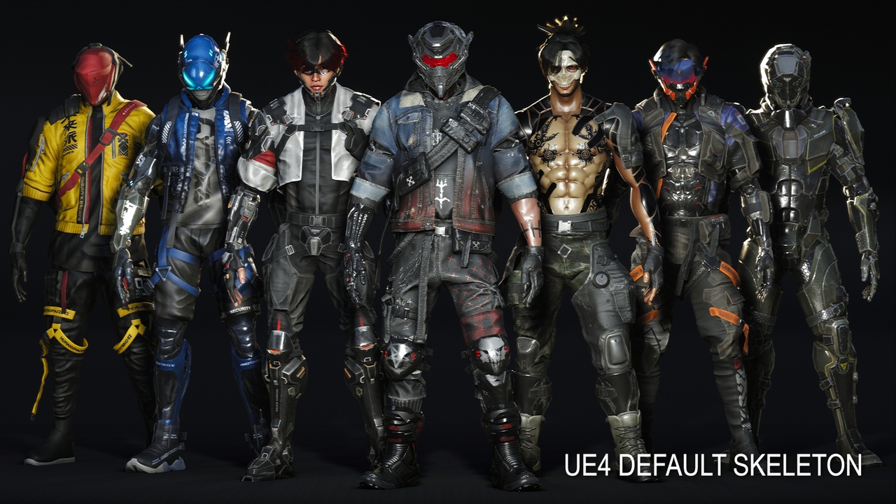 Media 1 for listing Hero Modular SciFi Character Pack