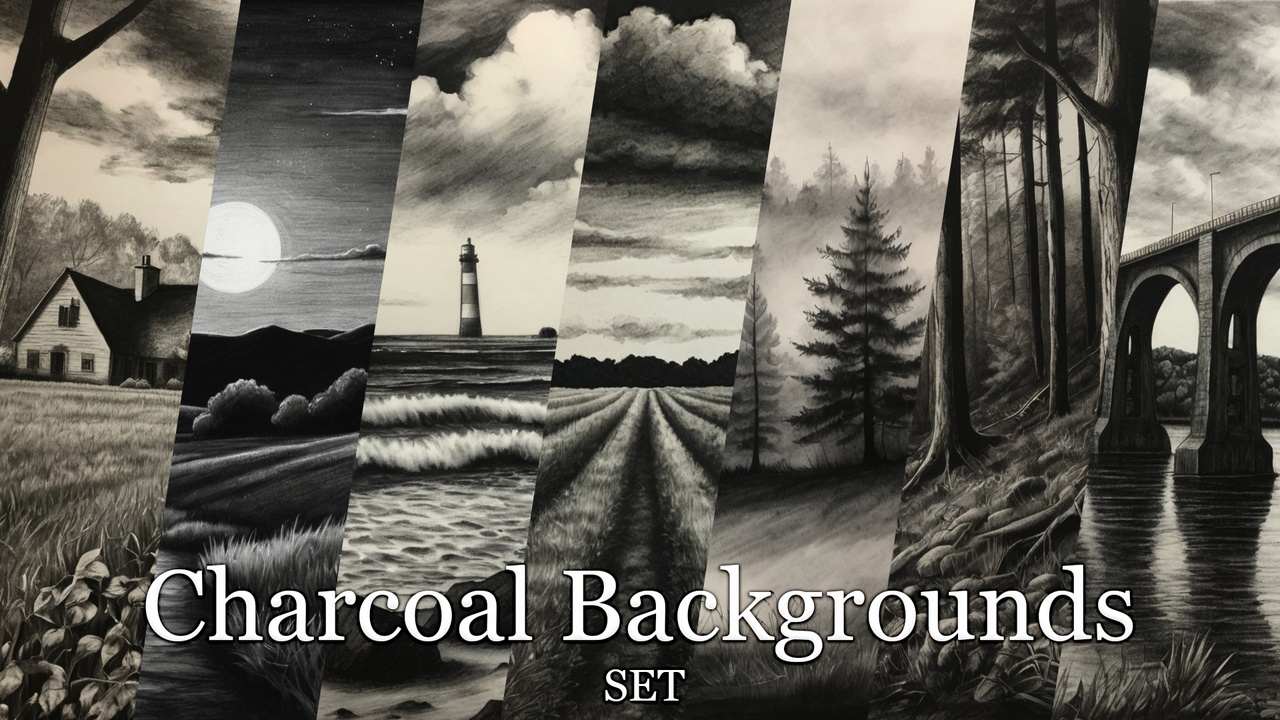 Media 1 for listing Charcoal Backgrounds