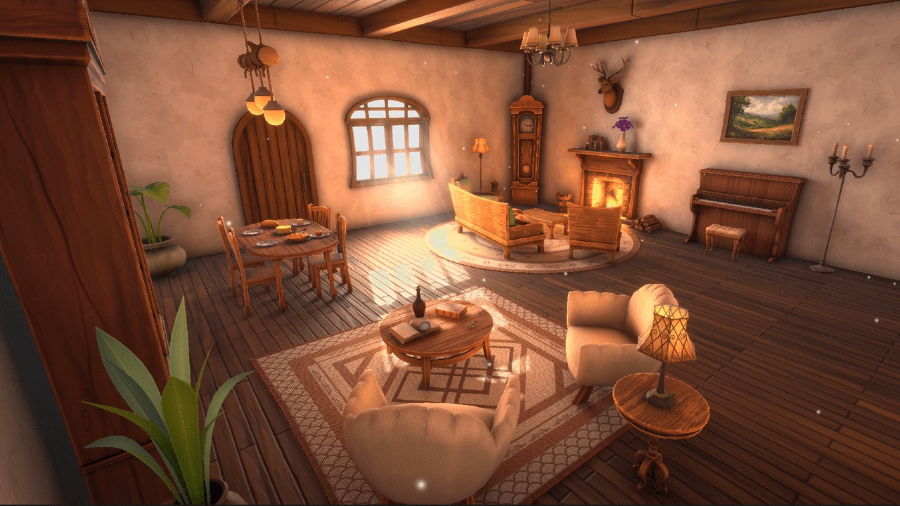 Media 1 for listing Fantasy Cozy Furniture & Props - Stylized Unity Pack