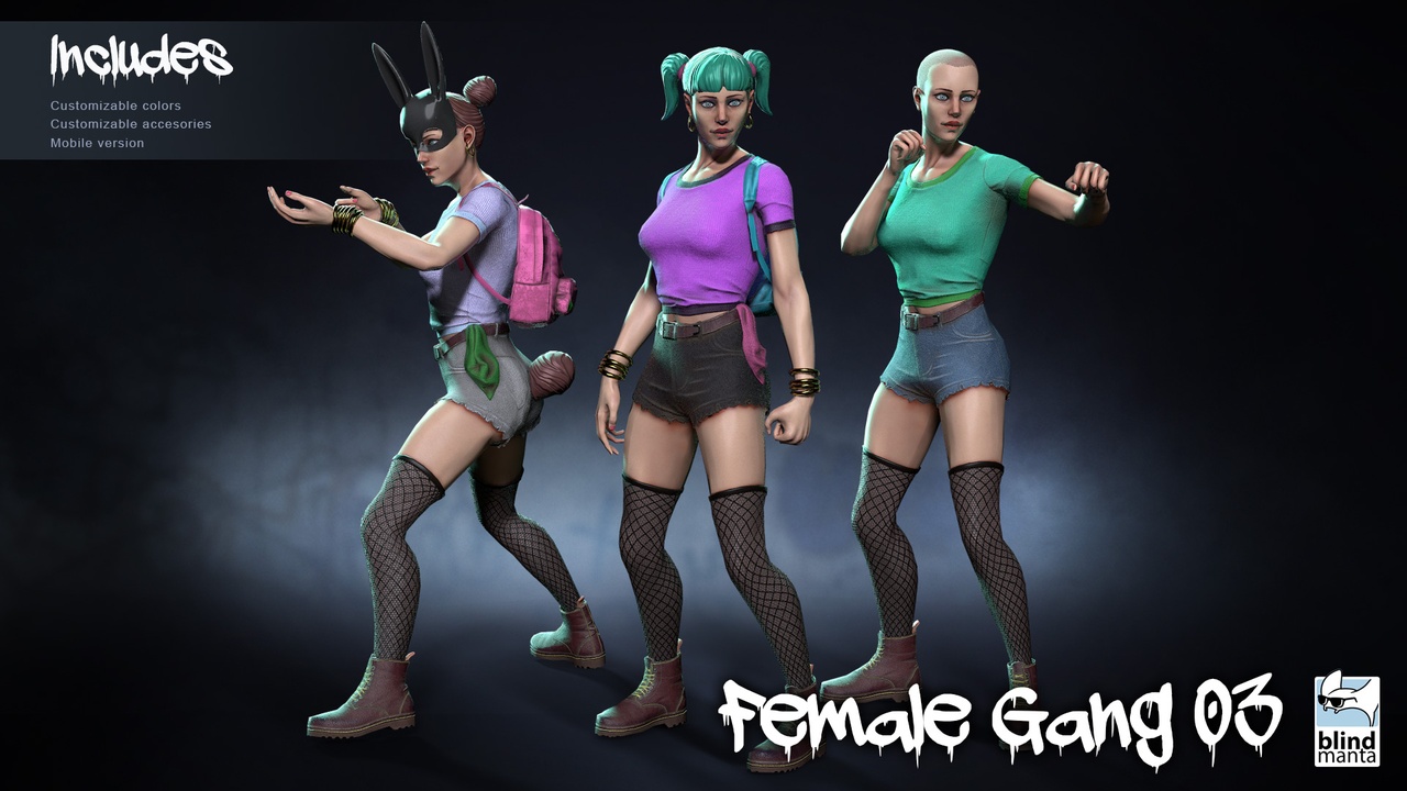 Media 1 for listing Female Gang 03