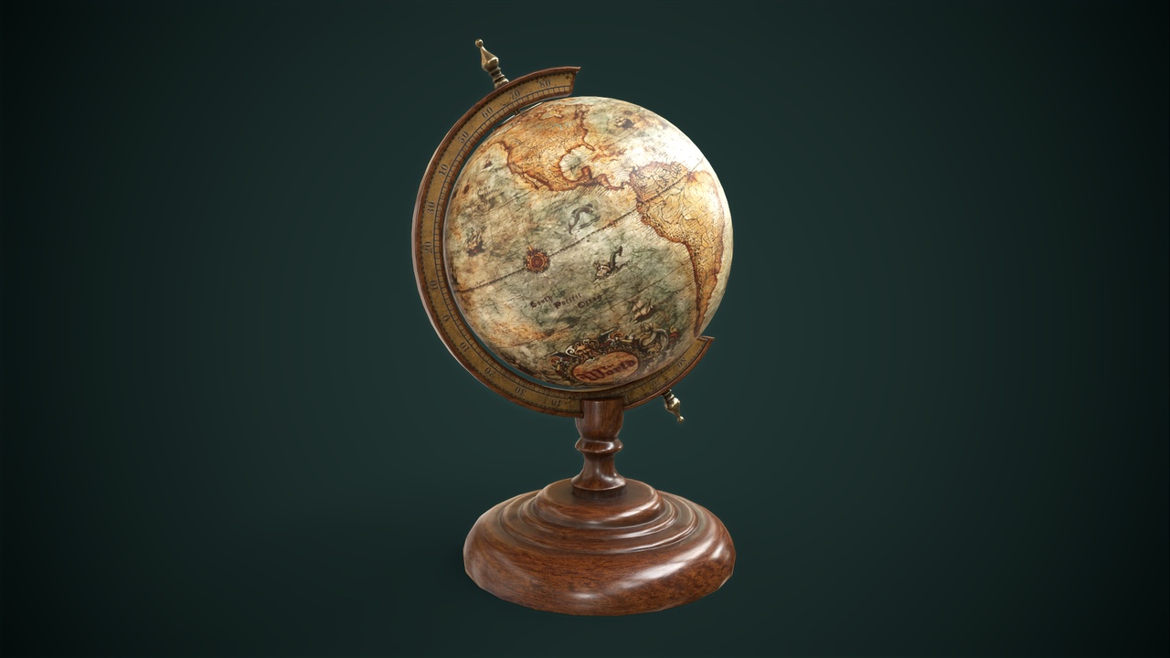 Media 1 for listing Vintage globe