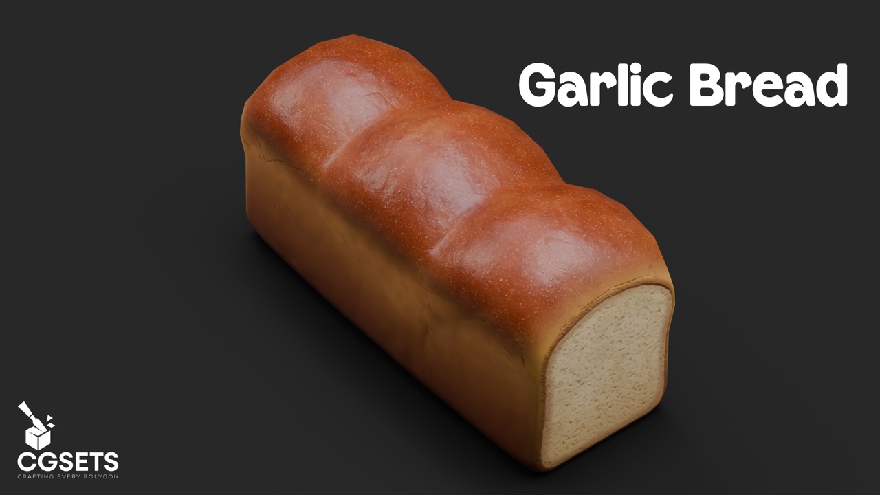 Media 1 for listing Stylized Garlic Bread