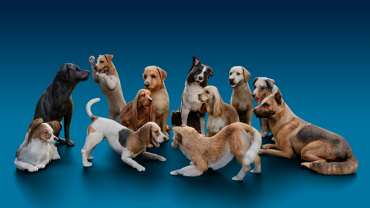 Medios 1 para el artículo Realistic 3D Dog Pack