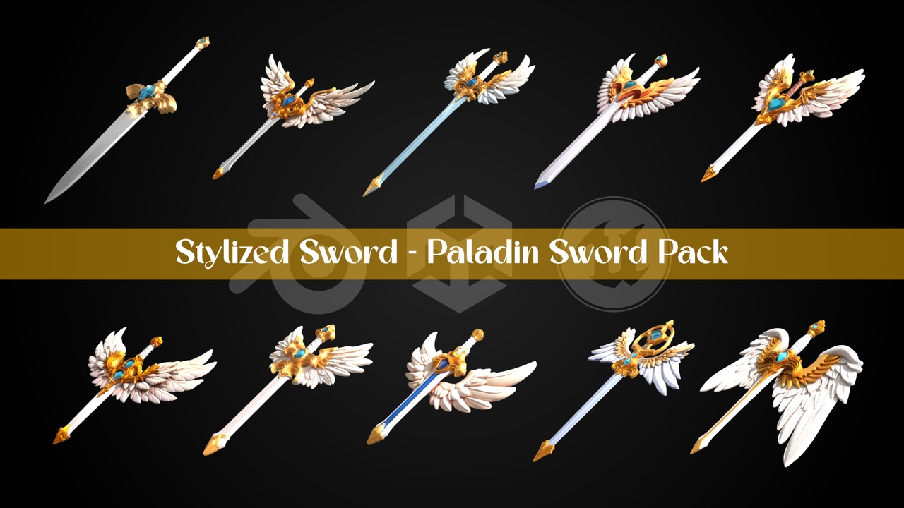 Stylized Sword - Paladin Sword Pack | Fab