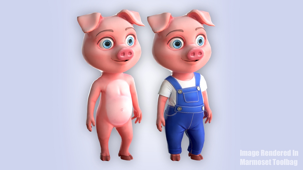 Media 1 for listing Cartoon Pig Set