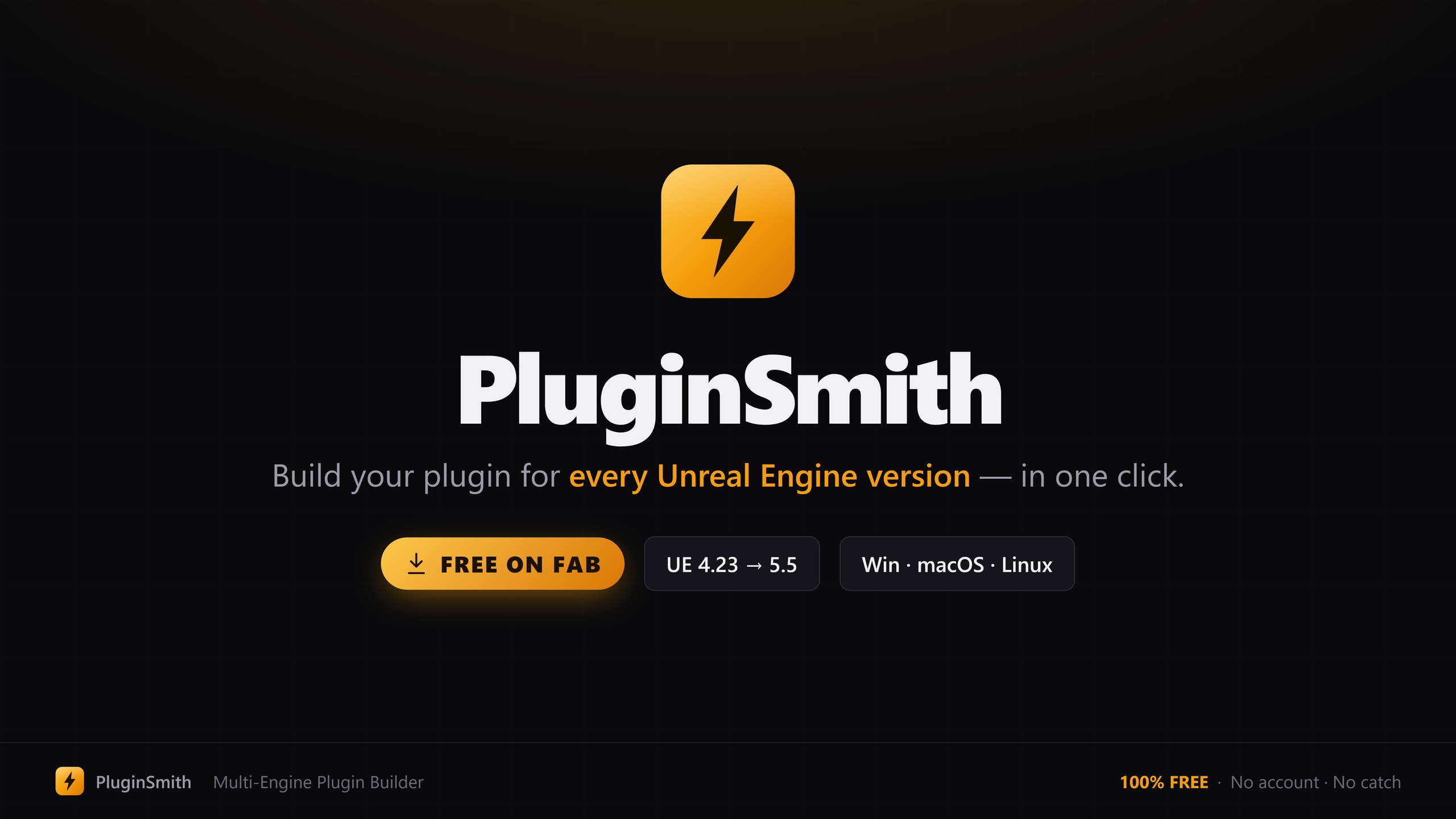 Media 1 for listing PluginSmith - Multi-Engine Plugin Builder
