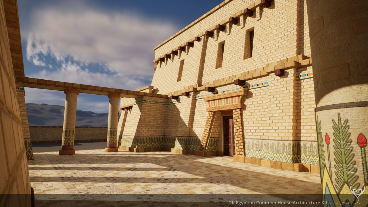 Media 1 for listing D Kit 02 Egyptian Common House Architecture Kit