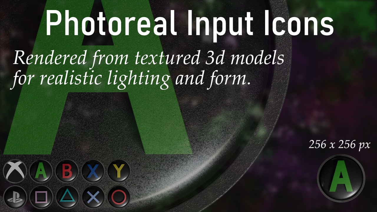 الوسائط 1 للقائمة Photoreal Input Icons