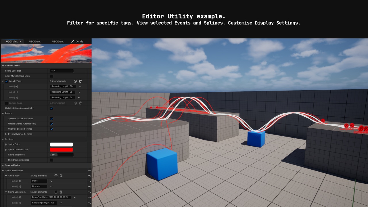 Media 1 for listing Gameplay Splines and Events tracker