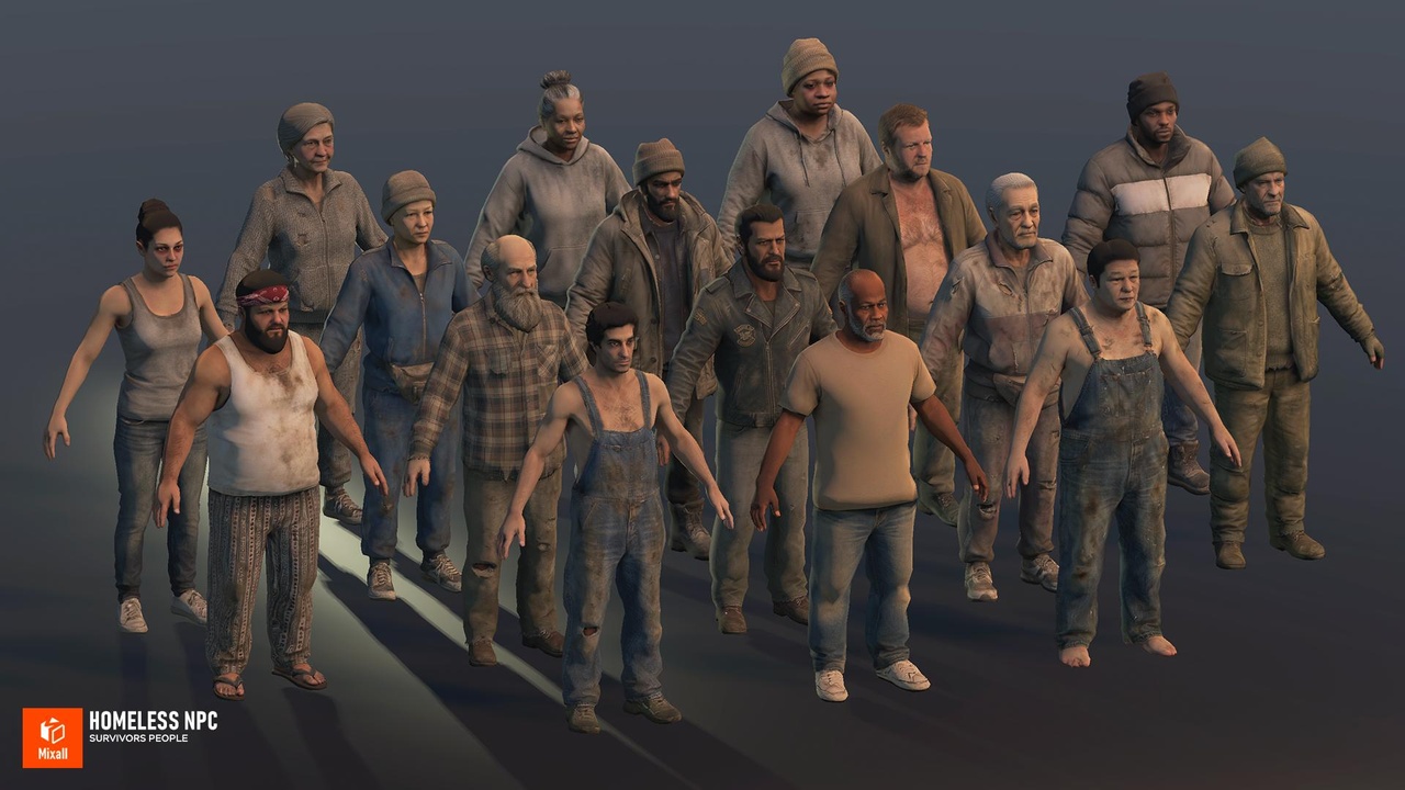 Media 1 for listing Homeless NPC - survivors people