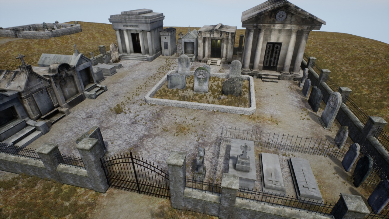 Media 1 for listing Graveyard And Cemetery Pack 2