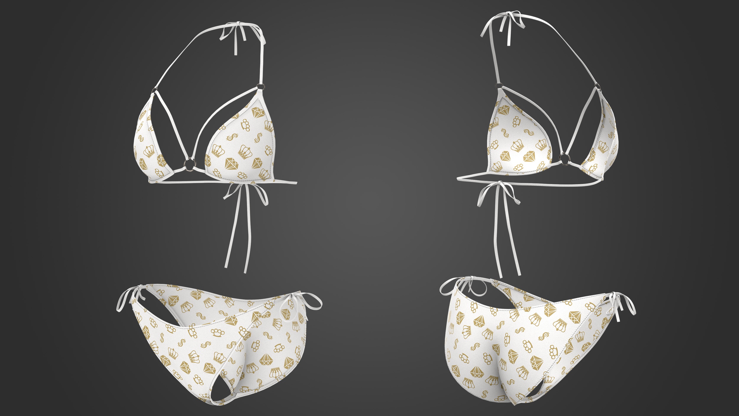 Media 1 for listing Bikini For Metahuman 01