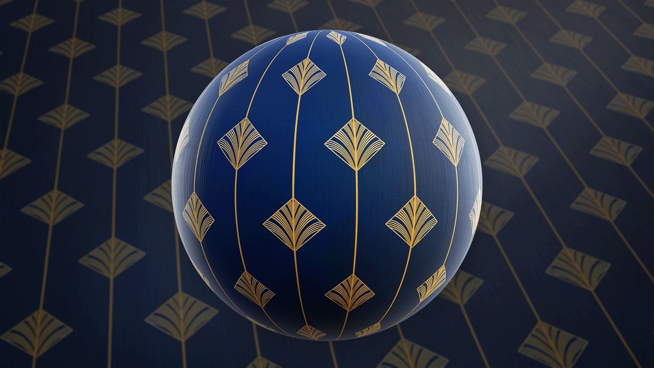Media 1 for listing Stylized Wallpaper 09A - Material