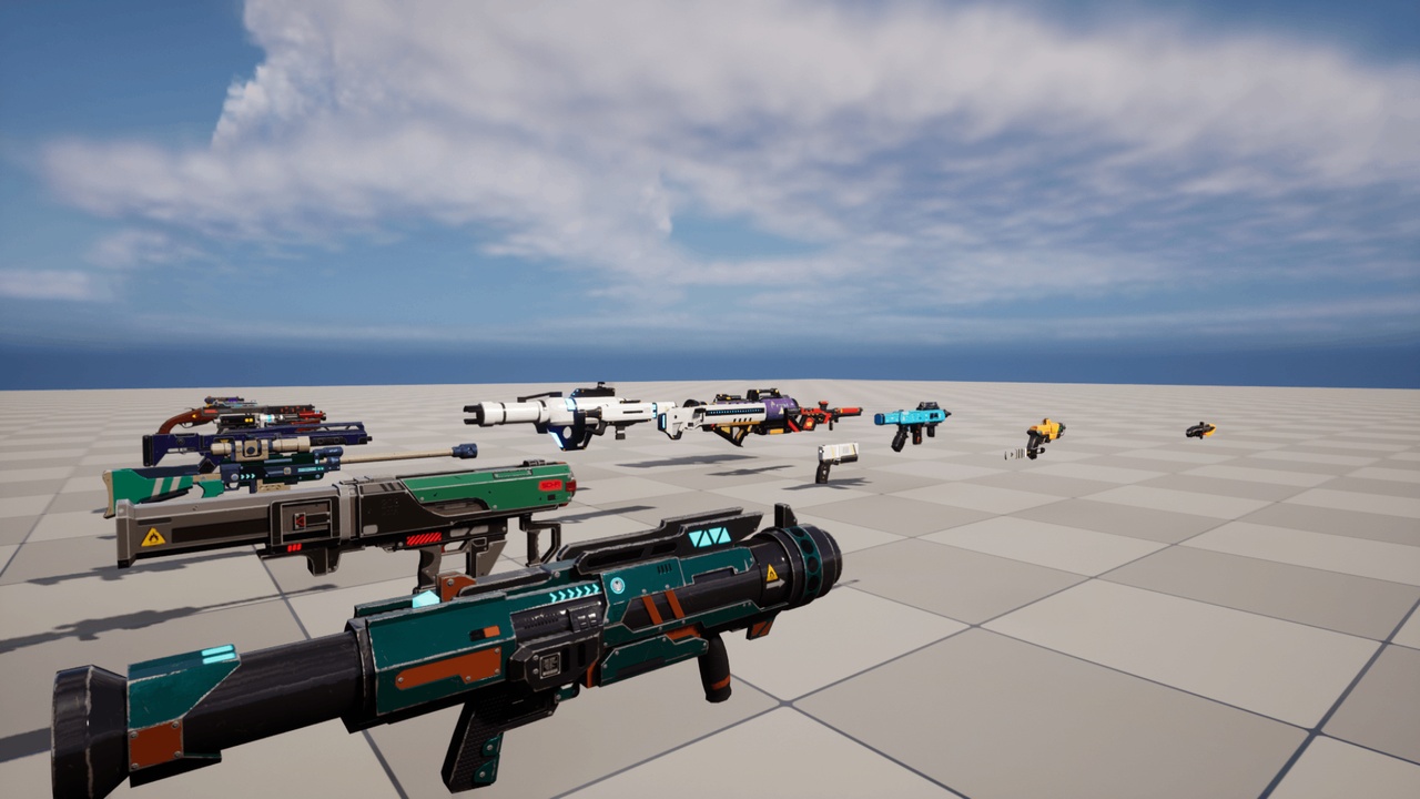 Media 1 for listing Sci-Fi Weapons Bundle