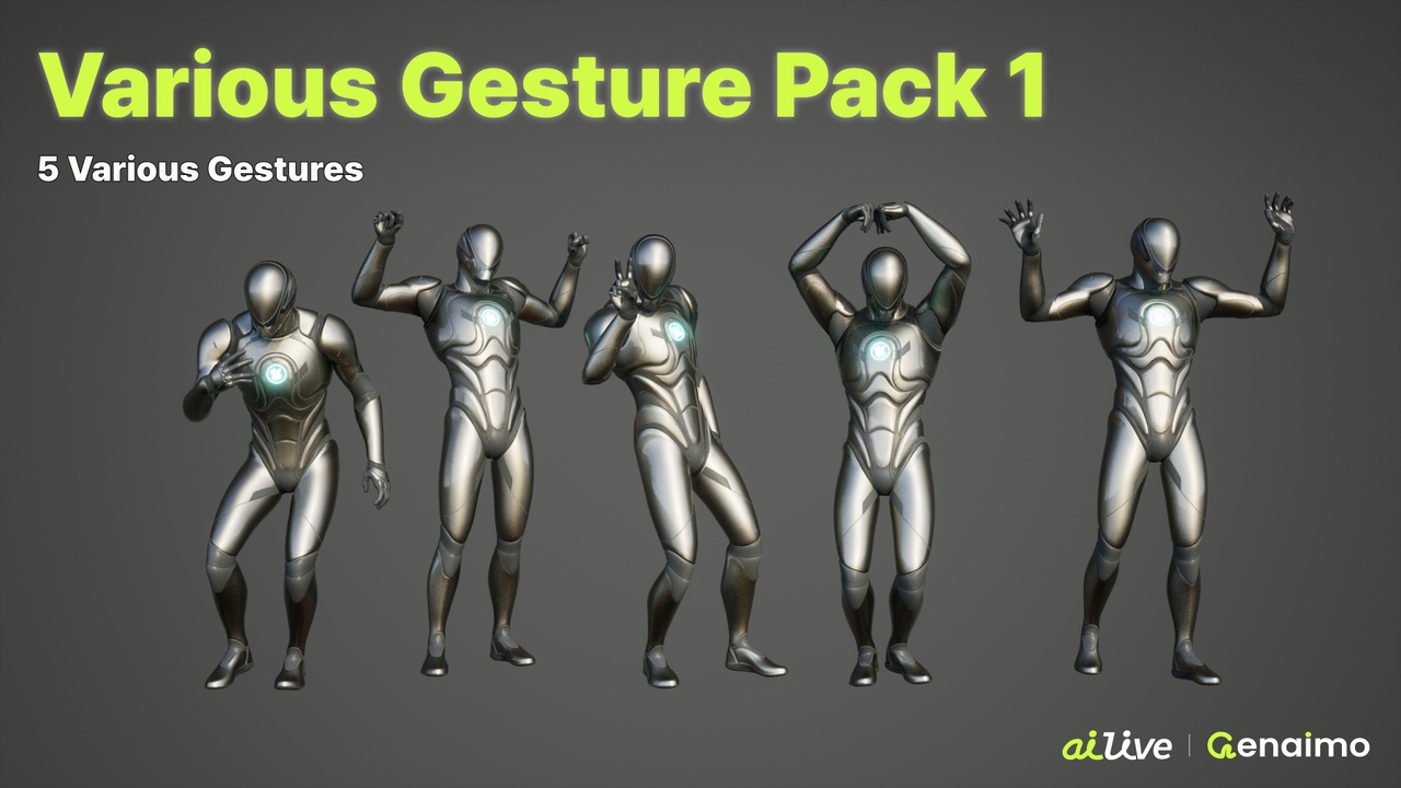 Media 1 for listing Various Gesture Pack 1