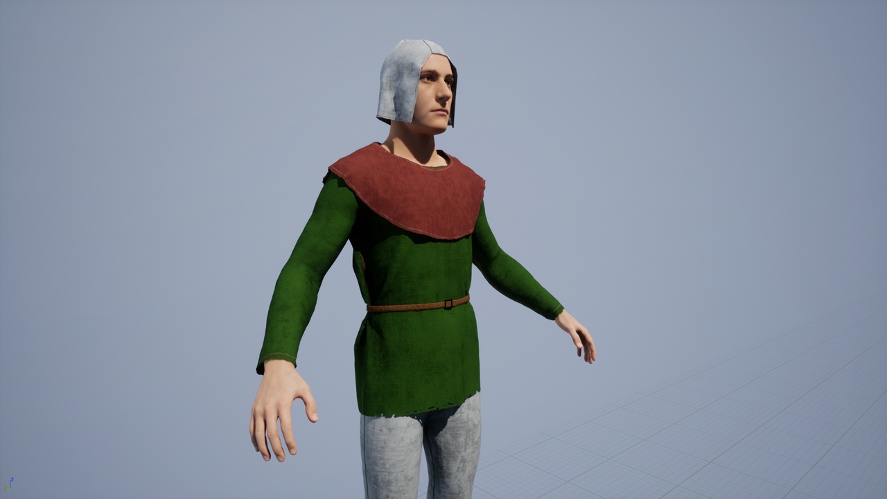 Media 1 for listing Medieval Peasant Clothes