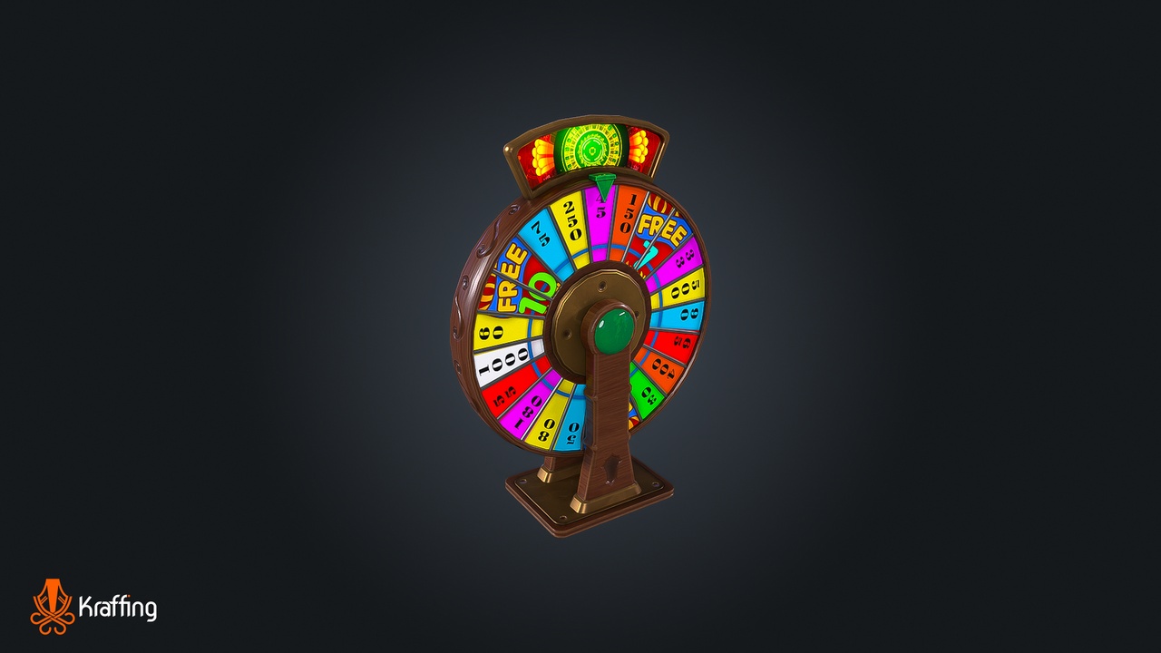 Media 1 for listing Lucky Spin Machine V2 – Casino Gambling – Game Ready PBR
