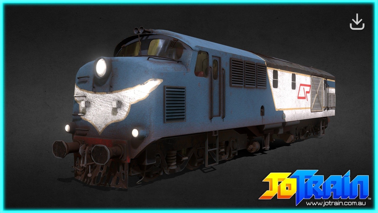 Media 1 for listing Queensland Railways 1200 Class English Electrics Diesel Locomotive