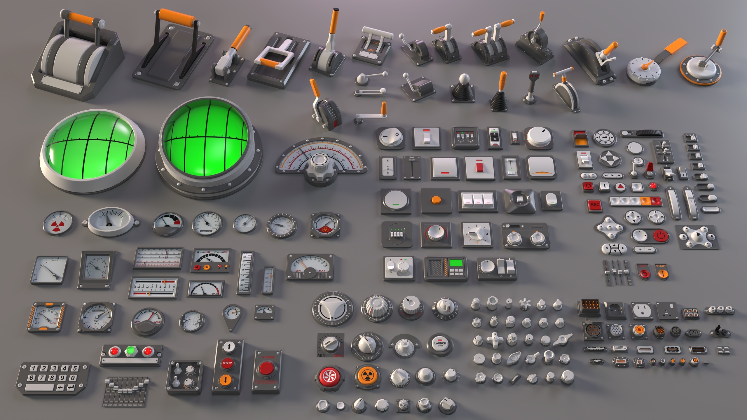 Media 1 for listing Industrial Kitbash - 14 - 199 pieces