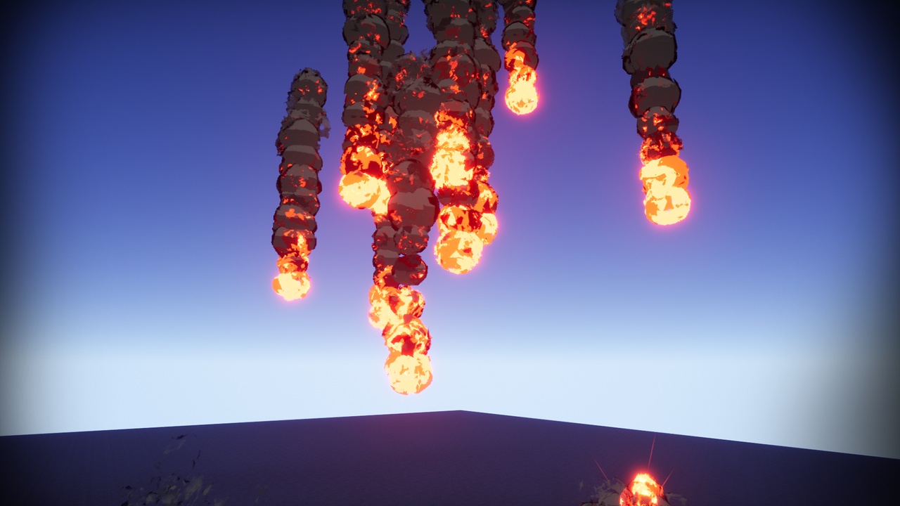 Stylized meteor Attack VFX | Fab