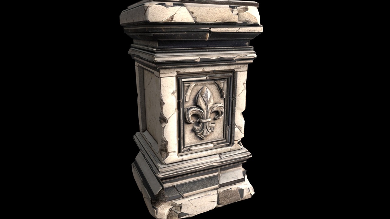 Media 1 for listing Architectural Stone Pillar Column