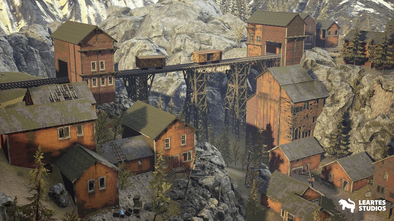 Media 1 for listing Old Workers Village ( Old Workers Village House House Building Industrial 3D )