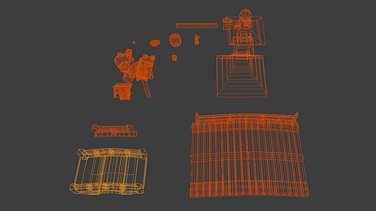 Media 1 for listing Sinto Shrine Essentials: Low-Poly 3D Asset Pack for Game Devs & Designers