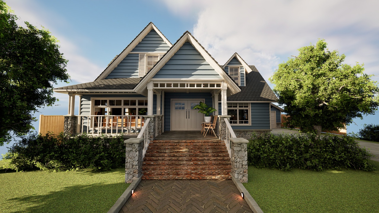 Media 1 for listing Modular Classic Style American House 12