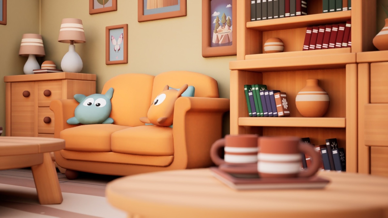 出品Cozy Cartoon World Living Roomのメディア1
