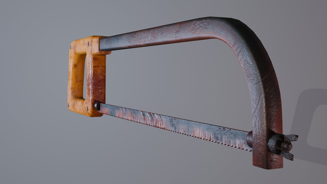 Media 1 for listing Bow / Frame Saw – Game-Ready PBR