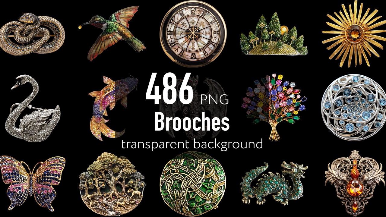 Media 1 for listing Brooches