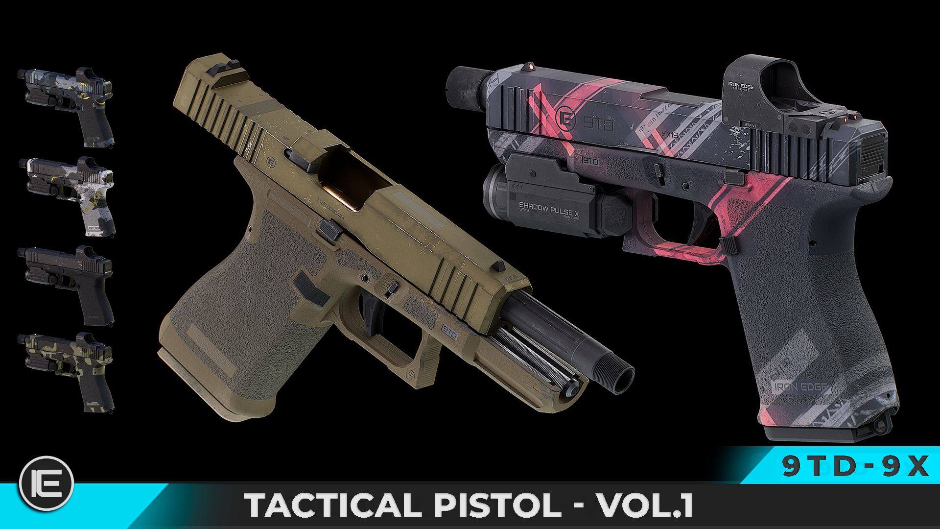IE Pro Kit – Tactical Light Pistol – 9TD-9X