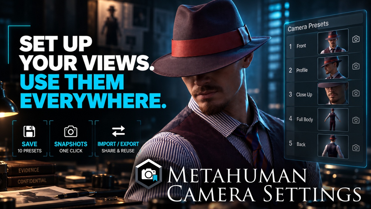 Media 1 for listing Metahuman Camera Settings