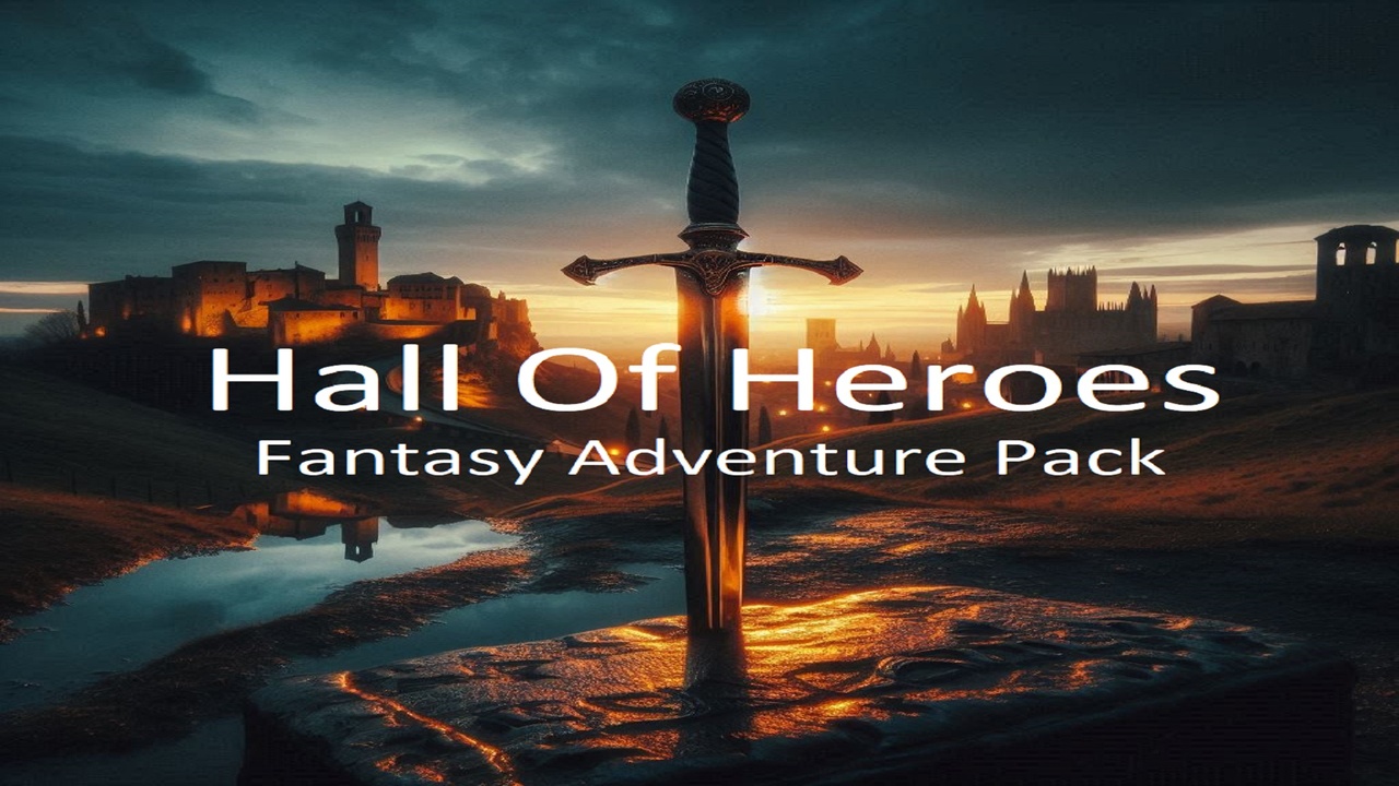 Media 1 for listing Hall Of Heroes Fantasy Adventure Pack