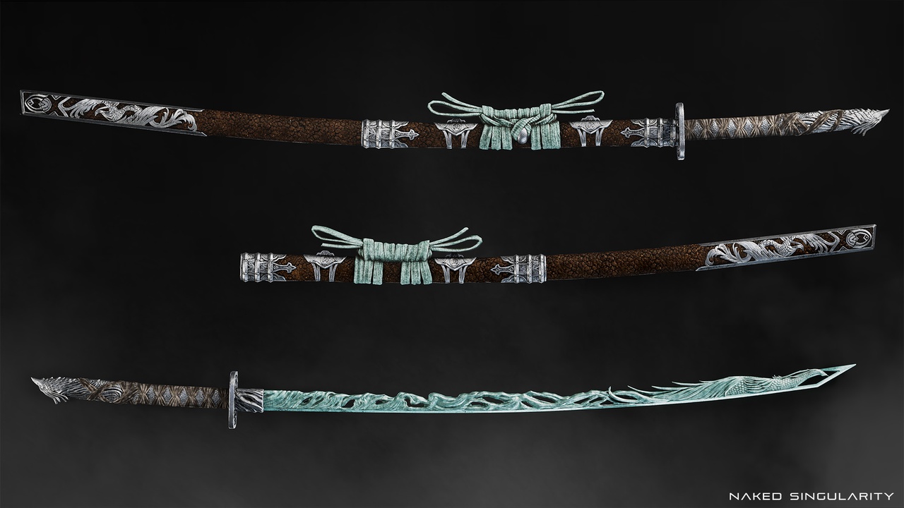Media 1 for listing Phoenix Katana - Japanese Fantasy swords