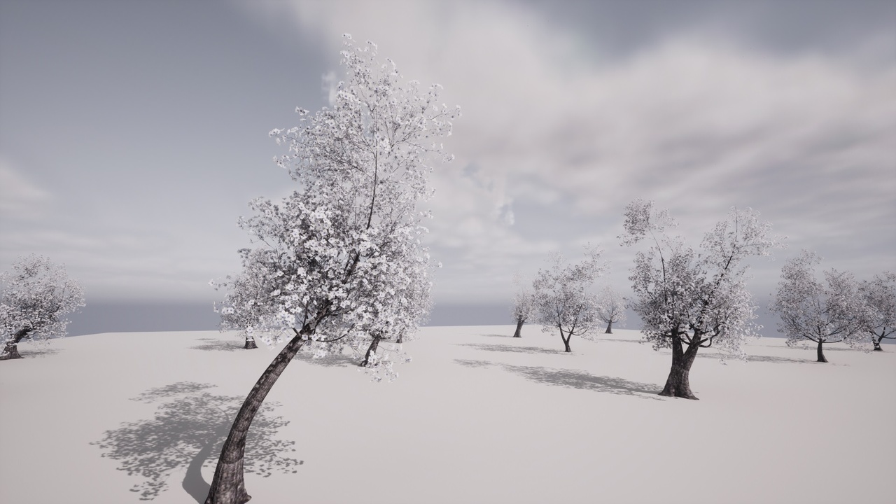 Media 1 for listing HighPoly Spring Tree Pack 2