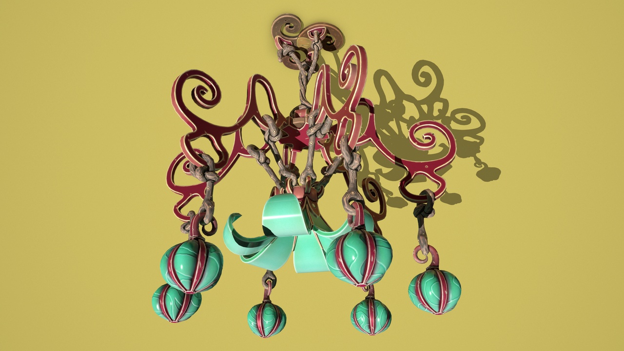 Media 1 for listing Flower chandelier