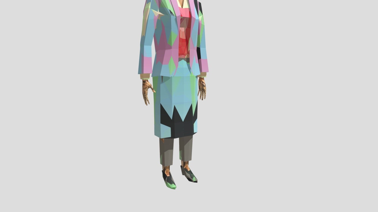 Media 1 for listing Low Poly Business Women