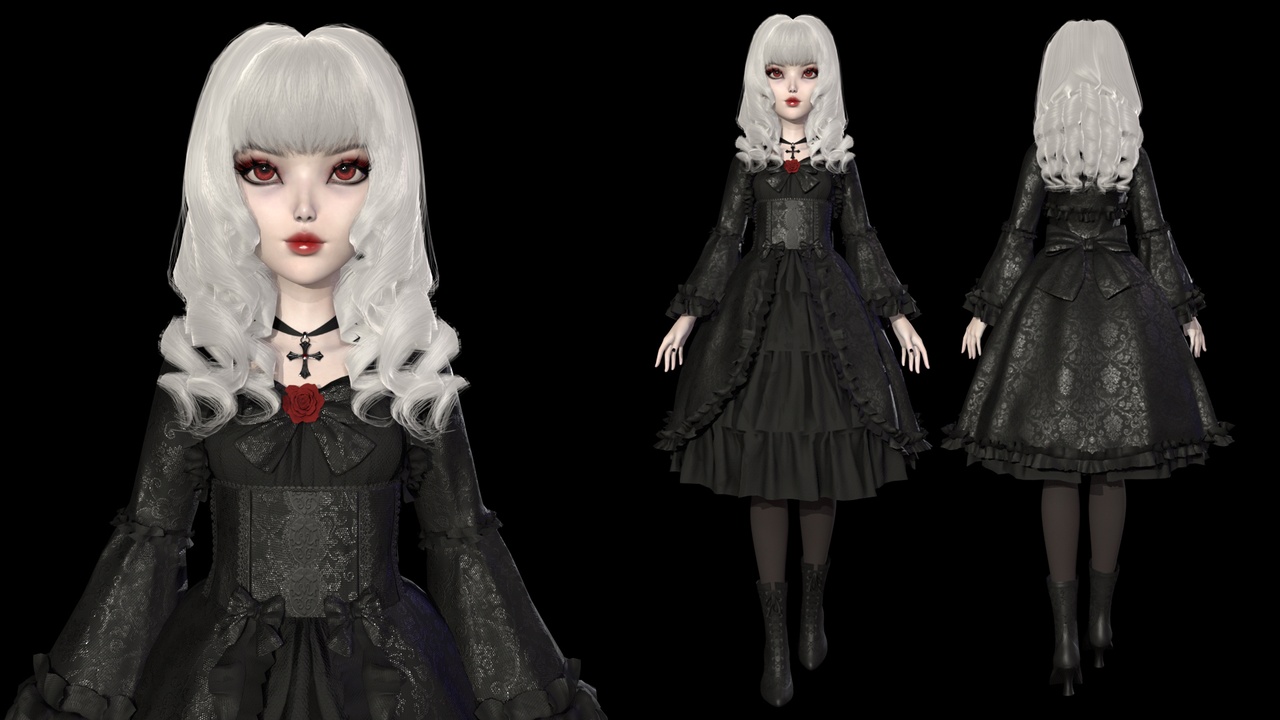 Media 1 for listing Vampire Girl