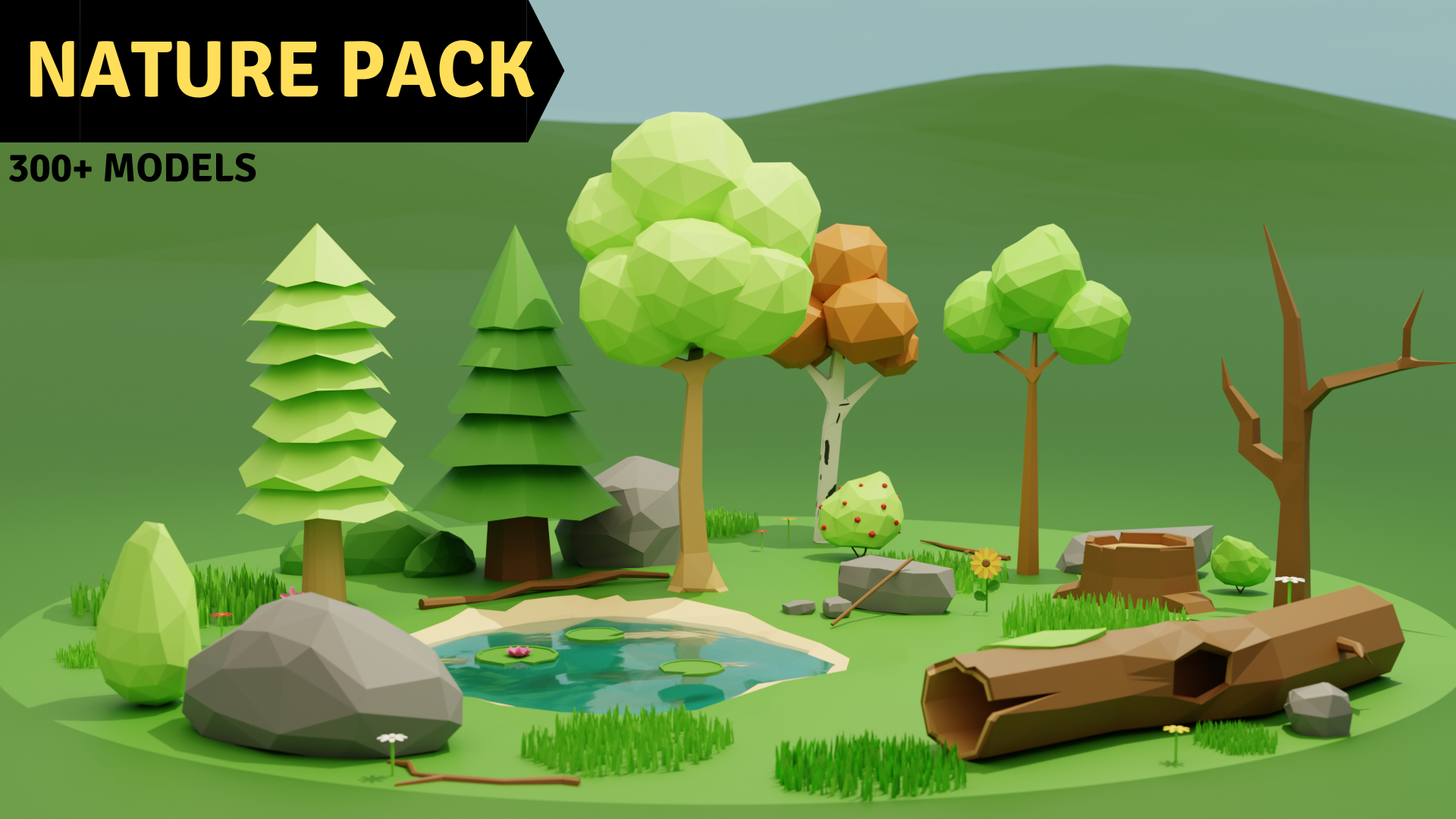 Low Poly Nature Pack | Fab