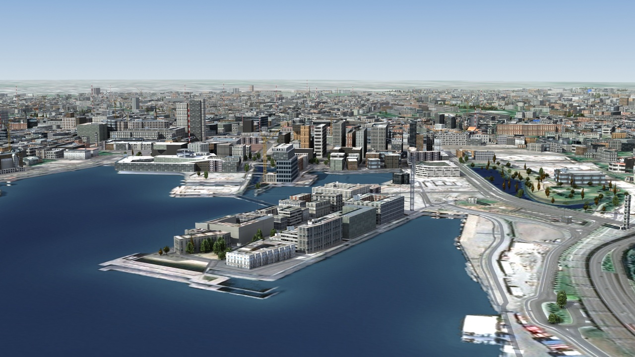 Media 1 for listing Oslo Norway Capital City Game Ready 3D Model