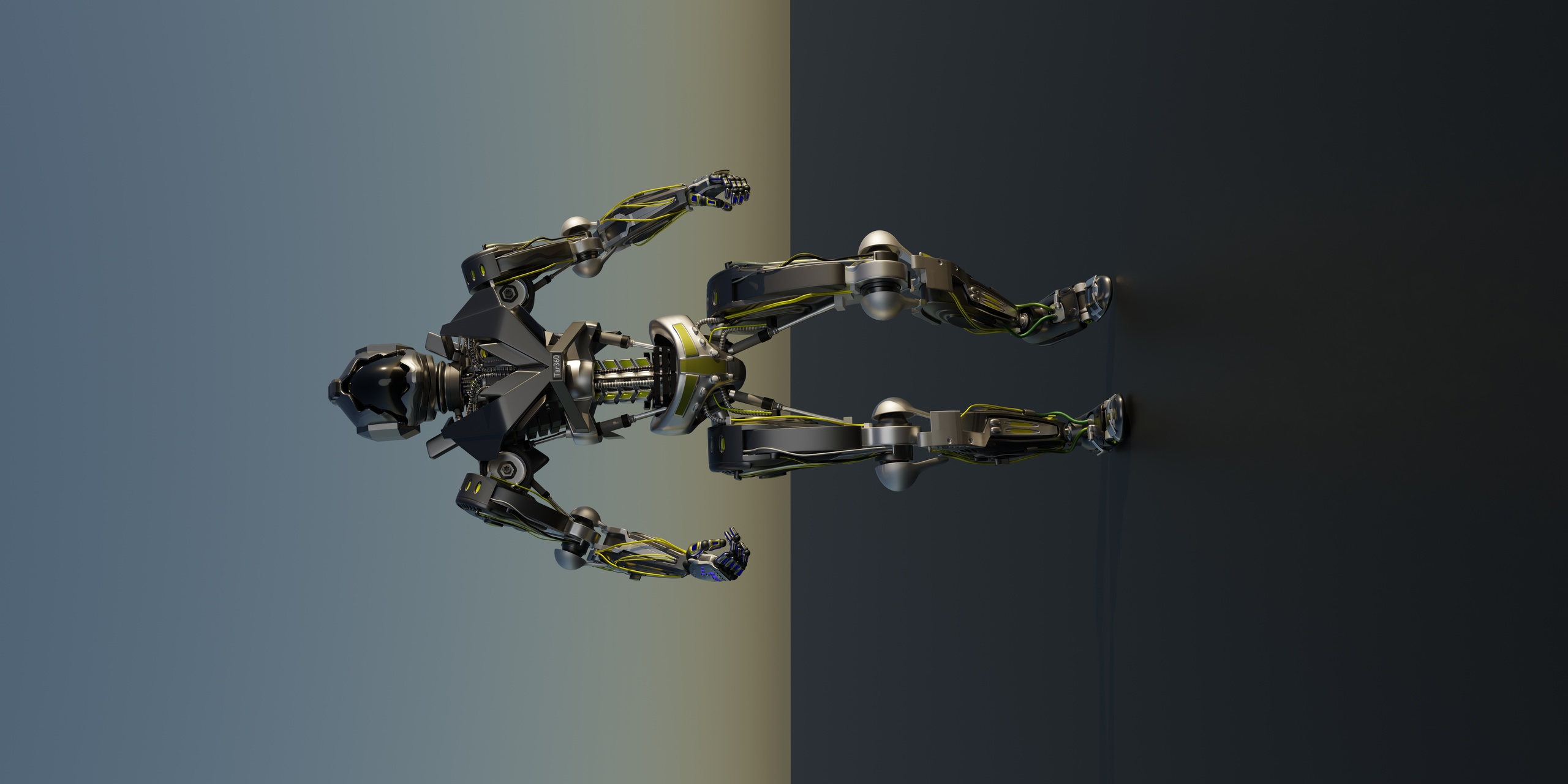 READY TO USE FULLY RIGGED TERMINATOR STYLE ROBOT | Fab