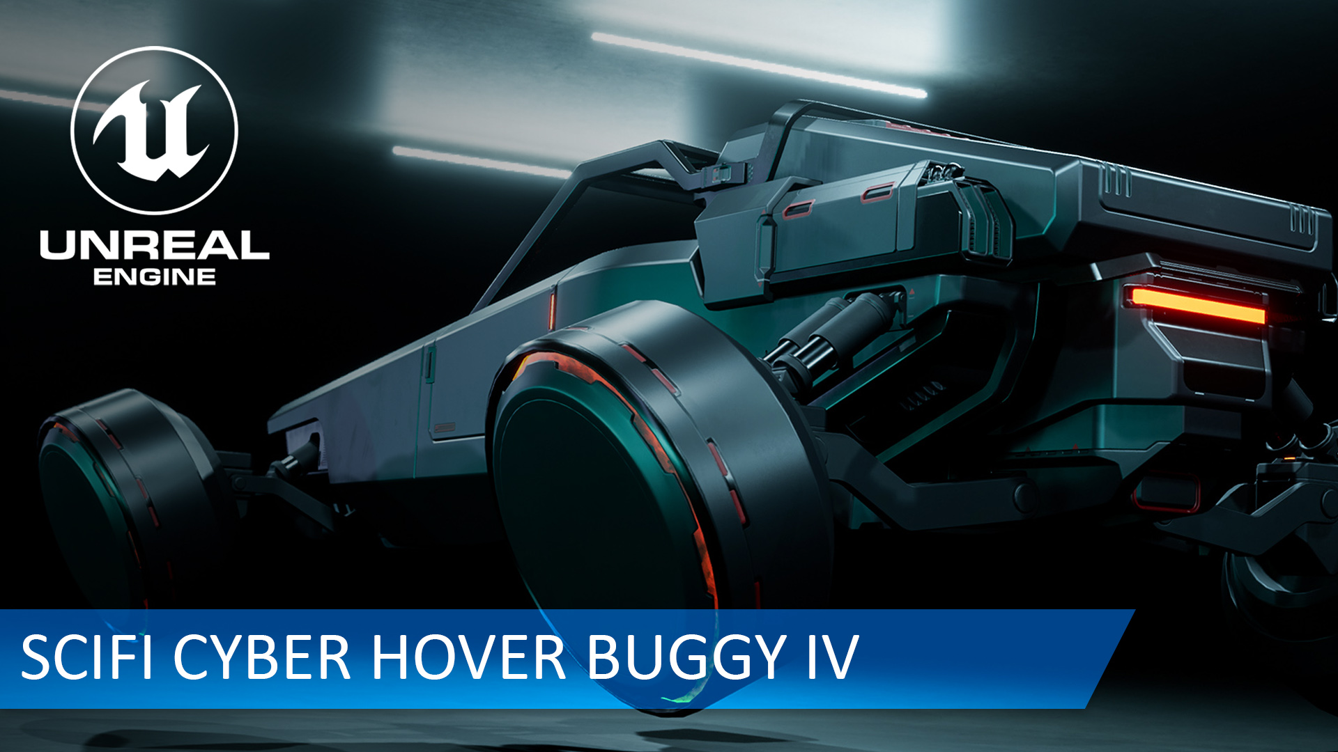 SciFi Cyber Hover Buggy 4 | Fab